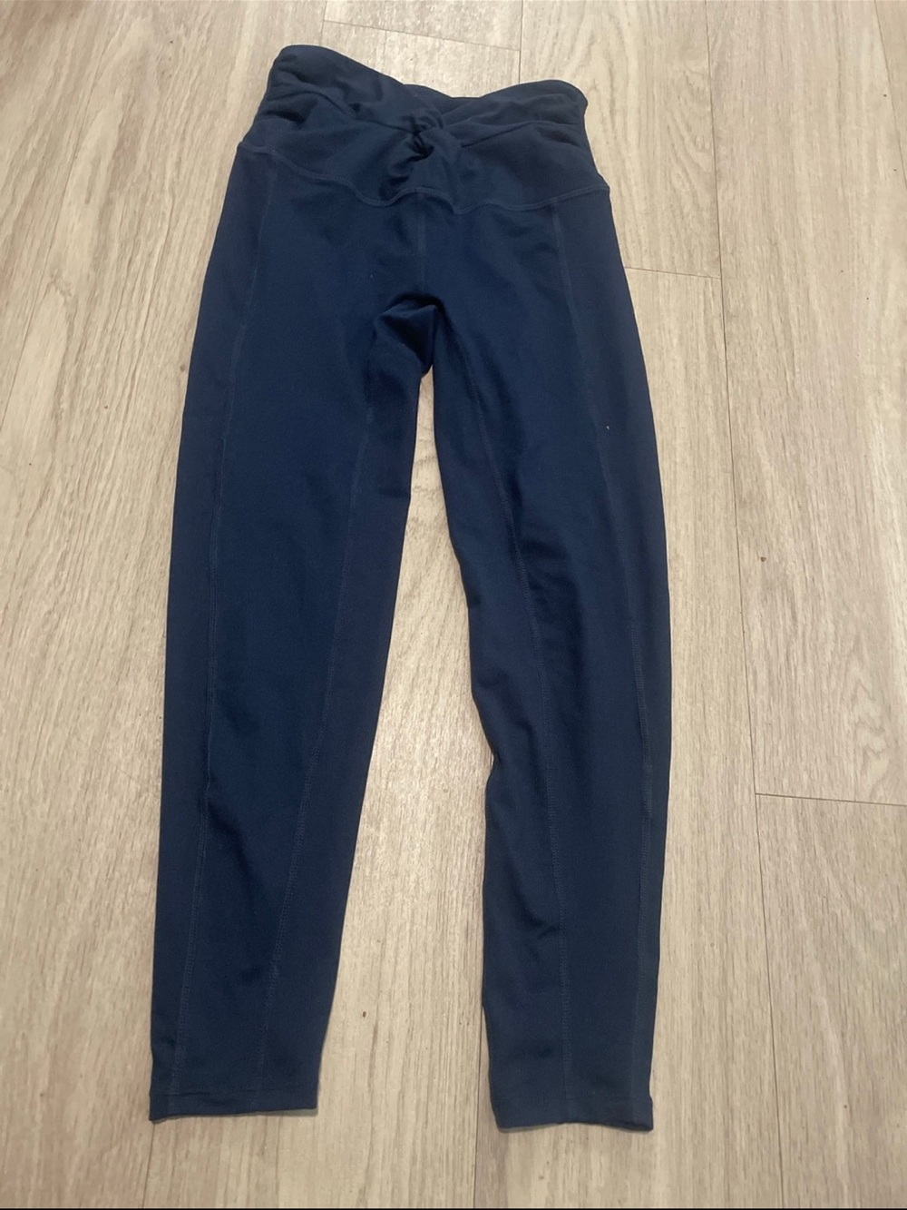 Free People Navy High-Rise Active Leggings